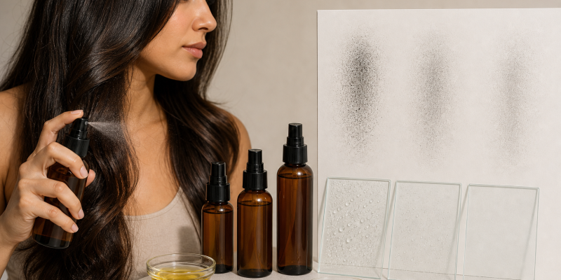 Hair Oil Mists: Droplet Control, Lightweight Finish, and Buildup