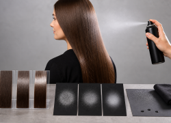 Hair Shine Sprays: Droplet Size, Finish, and Surface Overspray