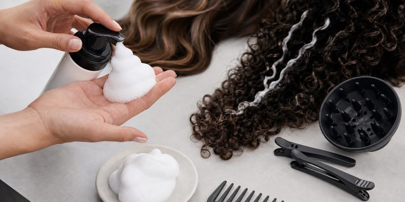 Hair Styling Foam: Pump Texture, Distribution, and Finish