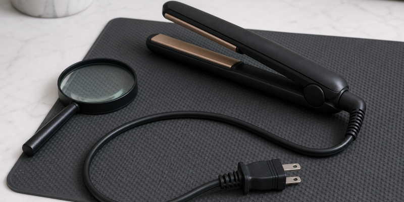 Hair Tool Cord and Plug Inspection: Features, Fit, Maintenance, and Safety