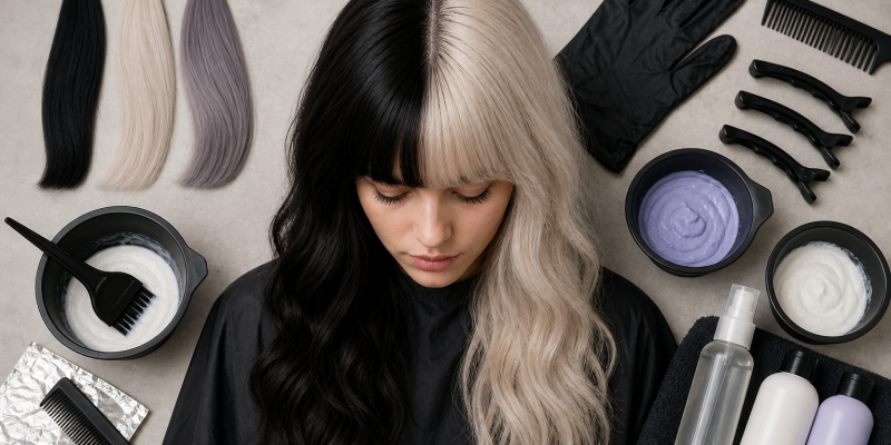 Half-and-Half Hair Color: Placement, Sectioning, and Upkeep Guide