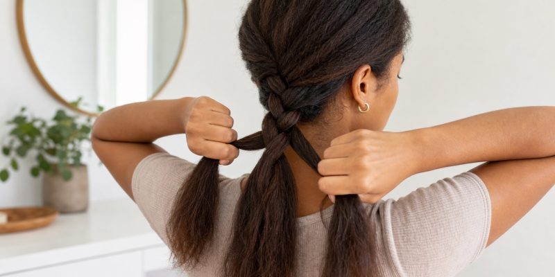 How to Braid Your Own Hair: Hand Position Guide