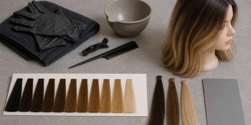 How to Choose and Use Hair Color Level Charts at Home