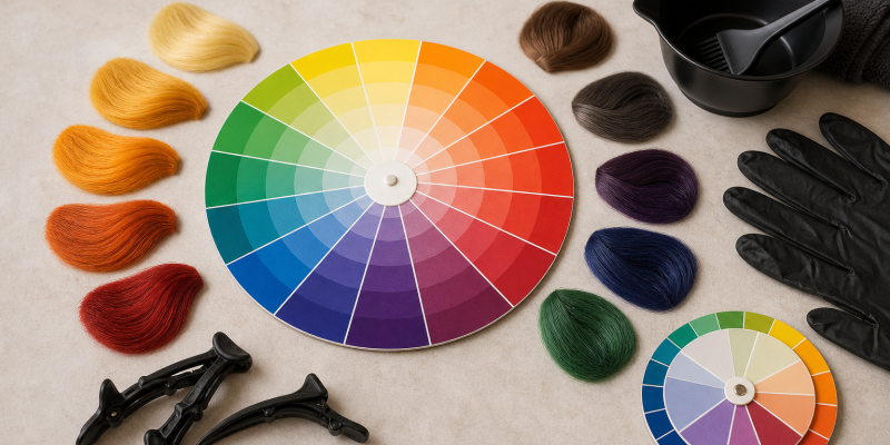 How to Choose and Use Hair Color Wheels at Home