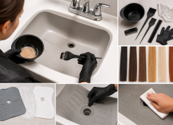 How to Choose and Use Sink Protectors for At-Home Hair Color at Home