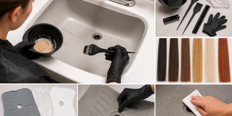 How to Choose and Use Sink Protectors for At-Home Hair Color at Home