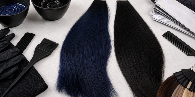Indigo vs Black Hair Dye: Color Build-Up and Future-Service Planning
