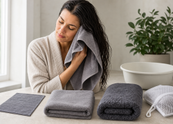 Microfiber Hair Towels: Fabric Weight, Size, and Washing