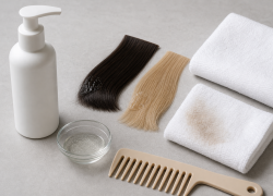 No-Rinse Hair Cleanser: Format, Soil Limits, and Towel Removal