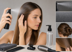 Non-Aerosol Hair Spray: Pump Pattern, Hold, and Drying