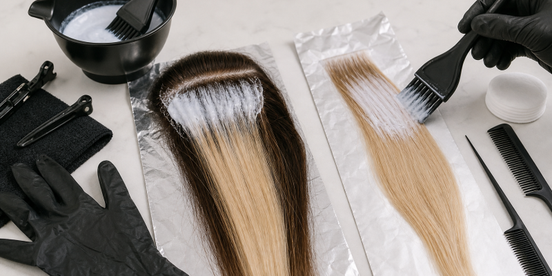 On-Scalp vs Off-Scalp Lightener: Follow the Intended Use