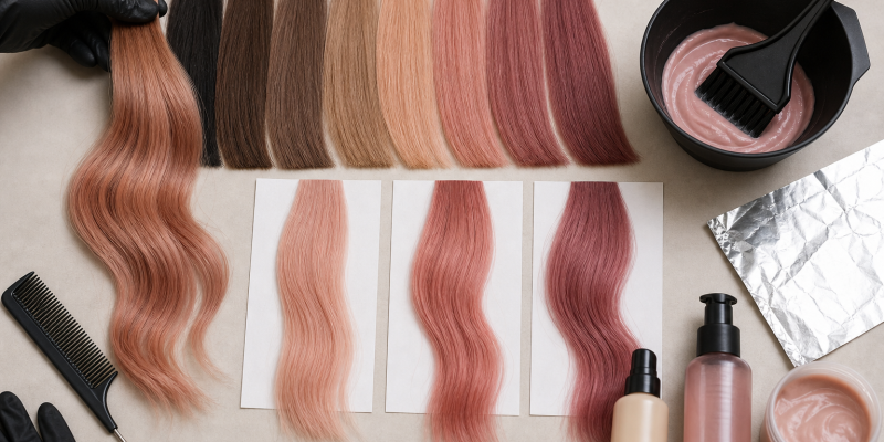 Rose Gold Hair Color: Starting Level, Tone Balance, and Fade Planning