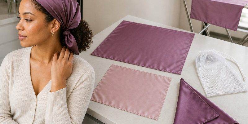 Satin Hair Scarves: Fabric, Size, Tie Method, and Washing