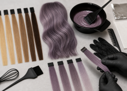 Smoky Lilac Hair Color: Starting Level, Tone, and Fade Planning