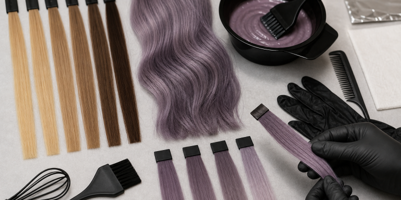 Smoky Lilac Hair Color: Starting Level, Tone, and Fade Planning