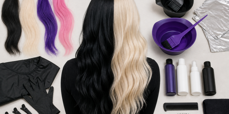Split-Dye Hair Color: Placement, Sectioning, and Upkeep Guide