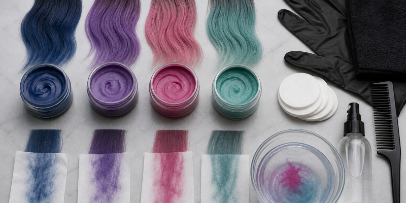 Temporary Hair Color Wax: Finish, Transfer, Fade, and Removal Guide