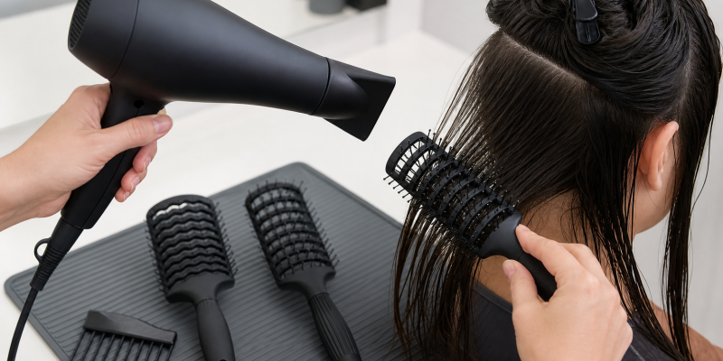 Vented Hair Brushes: Airflow, Pin Finish, and Blow-Dry Control