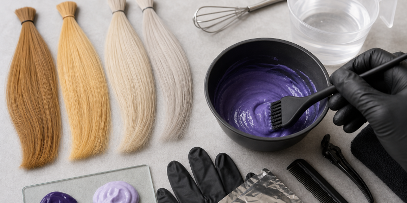 Violet Hair Color Correctors: Formula, Directions, and Compatibility Guide