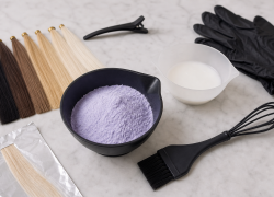 Violet Powder Hair Lightener: Formula, Directions, and Compatibility Guide