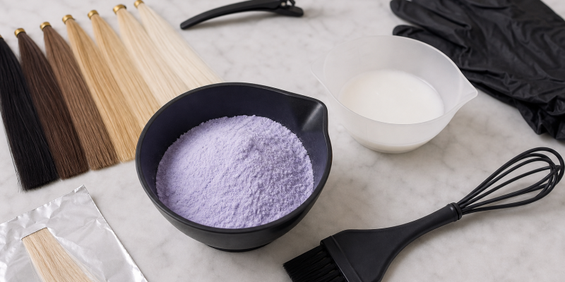 Violet Powder Hair Lightener: Formula, Directions, and Compatibility Guide