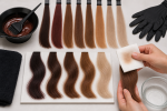 Unbranded hair color setup for Tinted Hair Gloss: Finish, Transfer, Fade, and Removal Guide